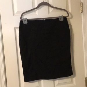 Black pencil skirt